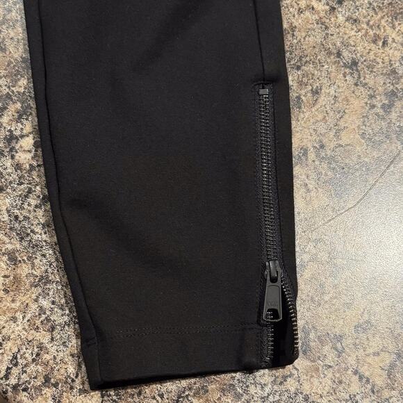 Universal Standard Dress Pants Pull On Ankle Zip Minimalist Black Size XS 10-12 - Picture 5 of 7